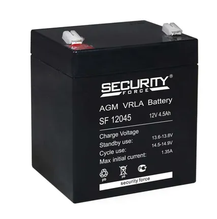 Фото №0 Аккумулятор 12В 4.5А.ч Security Force SF 12045