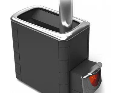 фото Банная печь ТМФ Тунгуска XXL 2013 Inox ДНС антрацит