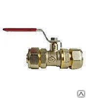 Фото №0 Кран шаровой для мп латунь Vito 1719 Дн 26х26 бабочка STC 1719, шт