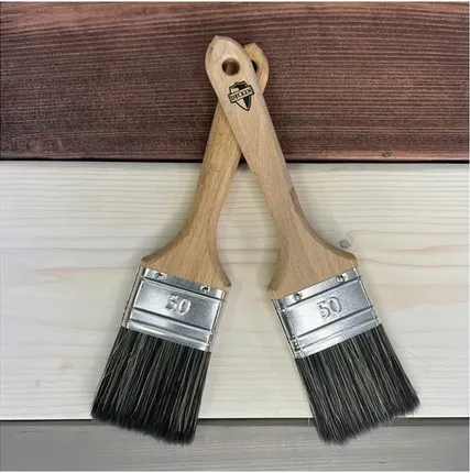 Фото №0 Кисть плоская (флейцевая), для окраски дерева маслом, DECKEN, 2 штуки по 50 мм, набор