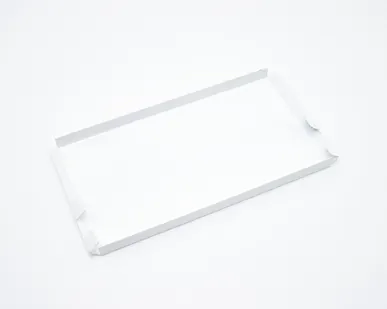 фото Панель козырька внутренний угол для кронштейна L=400мм, окрашенный, белый