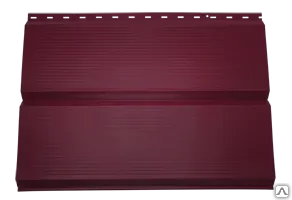 Фото №0 Металлосайдинг L брус по размерам заказчика цвет 3005 ТЁМНАЯ ВИШНЯ