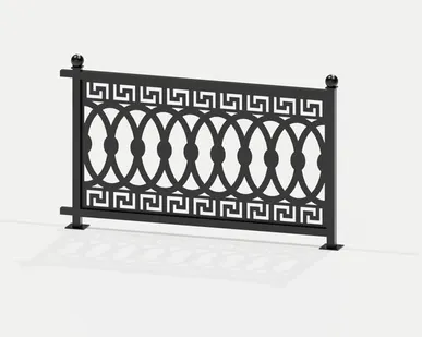 фото Газонное ограждение с плазменной резкой ГОПР-7