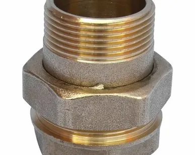 фото 47613 Соединитель латунь/никель Ду20 м/р американка