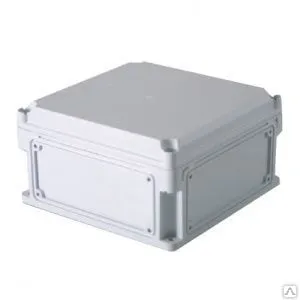 Фото №0 Корпус IP67 400х200х146 Hкрышки=21 с выбивным фланцем непрозрачная крышка D