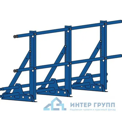 Фото №0 Ограждение ECONOM d-25 (круг) H-600/3,0м NEXT фальц ТУ