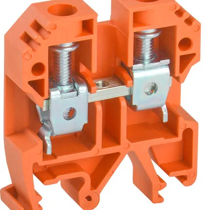 Фото №0 IEK Клемма винтовая КВИ-10мм2 оранжевая IEK