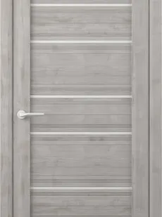 фото Межкомнатные двери ALBERO "Техас" Графит/Мателюкс (ДО)