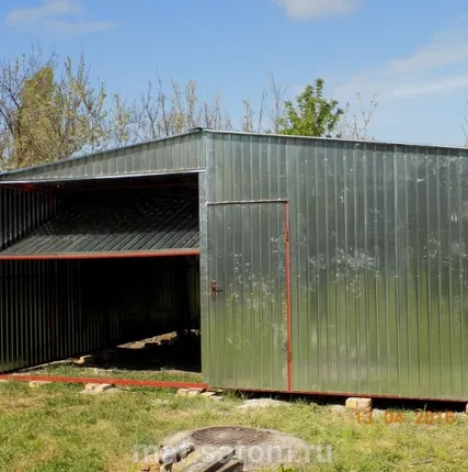 Фото №4 Металлический гараж большой