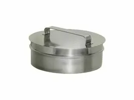 фото Заглушка с ручкой 120 мм, aisi 430 - 0.5 мм