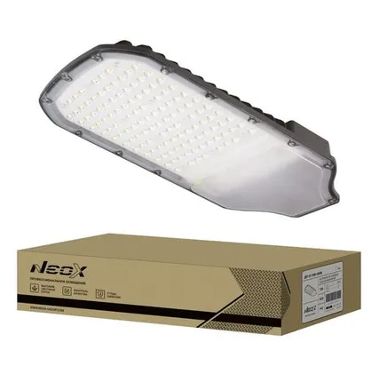 Фото №0 Светильник уличный светодиодный ДКУ-03 150Вт 230В 5000К 21000лм 140лм/Вт линзованный IP65 NEOX 4690612042824