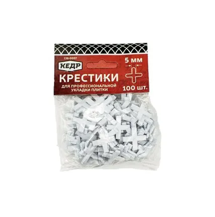 Фото №0 Крестики для кафеля 5,0 мм, (100шт)