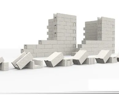 фото Пеноблоки для перегородок