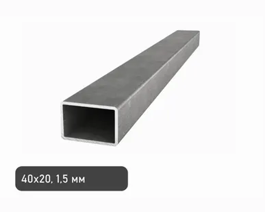 фото Труба профильная 40×20×1,5 мм