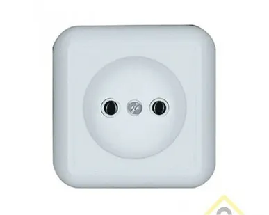 фото Розетка 1-м ОП Прима без заземл. бел. SchE RA10-164-В