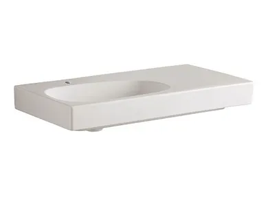 фото Раковина Geberit Citterio 90х50 полочка справа 500.548.01.1