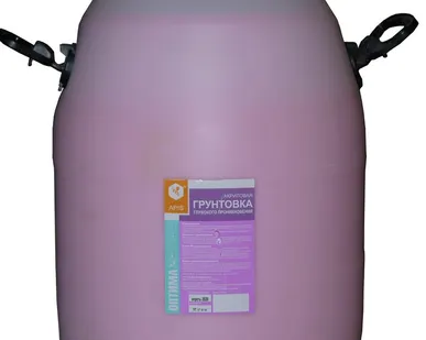 фото Грунт глубокого проникновения APIS Оптима 50 кг (розовый) бидон