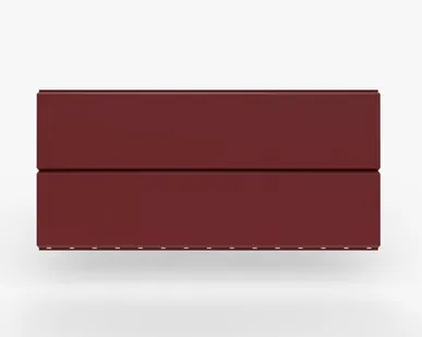 фото Сайдинг Металлический сайдинг «Евробрус» 0.47-0.50 мм RAL 3003, Рубин