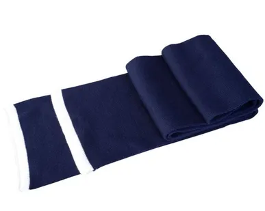 фото Шарф Leader, темно-синий с белым