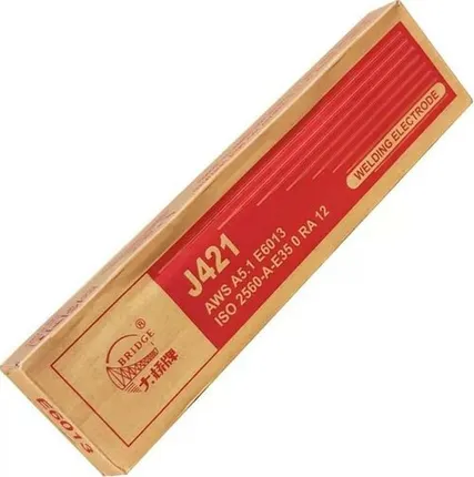 Фото №0 Электроды J421 ф2,5*300мм (Упаковка 2,5кг) Bridge