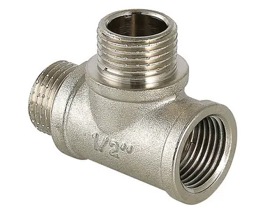 фото Тройник 1/2" г/ш/ш Valtec (10/80)