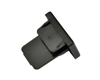 фото UFB-Q121 C21 BLACK 1 POLYBAG. Заглушка торцевая. Черная. ТМ Volpe.