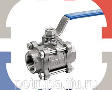фото Кран шаровый стальной приварной 11с70п Ду 125/100 Ру 25