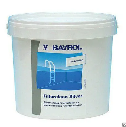 Фото №0 Серебросодержащий наполнитель для фильтров BAYROL, 5кг