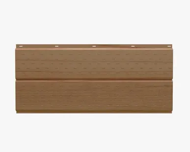 фото Сайдинг Потолочно-фасадная панель «Софит» перфорированный покрытие Сосна Россия Россия, 0.45-0.5 мм