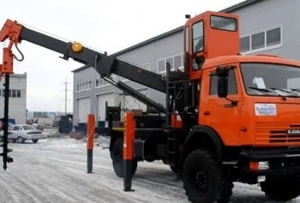 Фото №0 Ямобур на базе грузовика