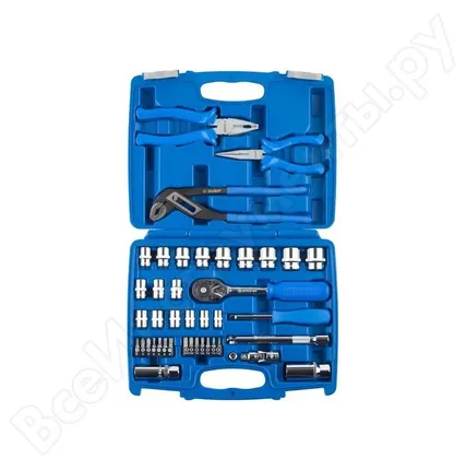 Фото №0 Набор ЗУБР слесарно-монтажный ЭКСПЕРТ 1/4 и 3/8 42 предмета