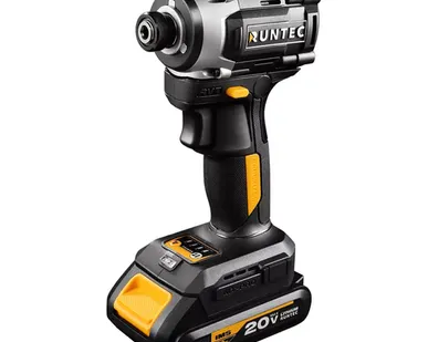 фото RUNTEC RT-ED233 Винтоверт ударный аккумуляторный RUNTEC PRO 1/4", 20В, 2*2Ач, 230Нм