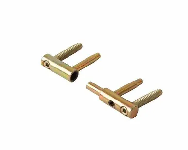 фото Петля ввертная ELEMENTIS для деревянной двери, 4-штыревая, регулируемая, d14, бихромат