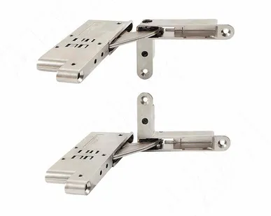 фото SECRET MAXI Комплект скрытых петель (90/100) с плавным закрыванием на один фасад, никель (HH1650012NI)
