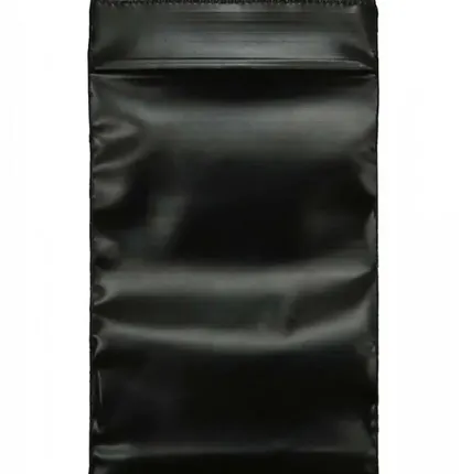 Фото №0 Zip Lock пакеты 100 мкм, 60х70 мм, черный, 1000 шт/уп.