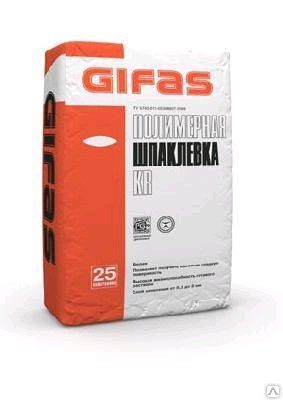 Фото №0 Финишная полимерная шпаклевка GIFAS KR