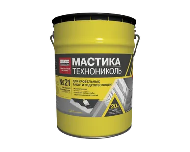 фото Мастика кровельная Техномаст №21, ведро 20 кг