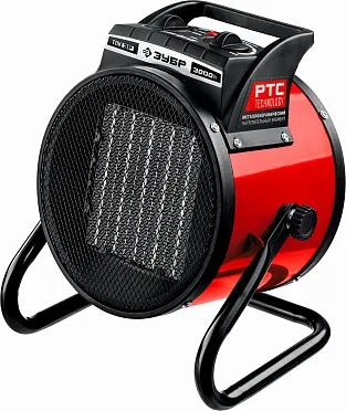 Фото №0 ЗУБР Электрическая тепловая пушка 3 кВт, ТПК-3Р