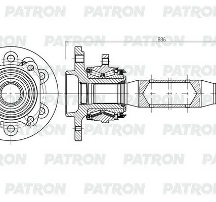 Фото №0 PDS0565 Полуось