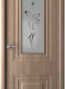 фото Дисма Дверь межкомнатная остекленная Владимир ДО Дуб Бельмонт 800*2000мм