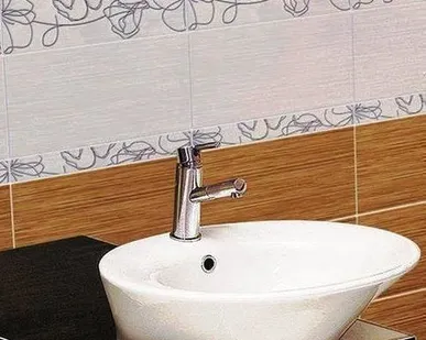 фото Облицовочная плитка 20 х 44 см Stripe Cersanit светло-бежевая