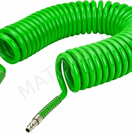 Фото №0 Шланг полиурет. спиральный ф8/12 мм с быстросъемн. соед. ECO (длина 10м)