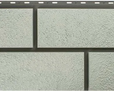 фото Фасадная панель Камень Неаполитанский (белый)