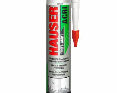 фото Герметик Hauser ACRI акриловый 260 мл. белый