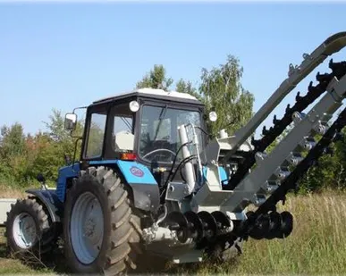 фото Аренда траншеекопателя на базе Кировец.