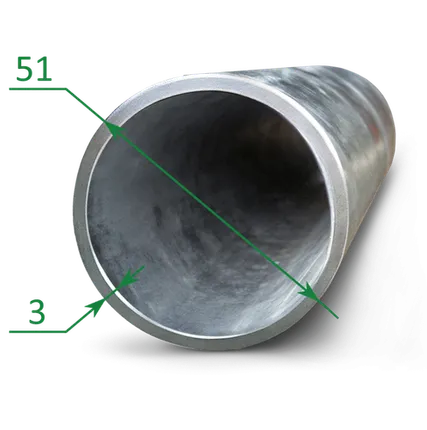 Фото №0 Труба оцинкованная эсв 51x3