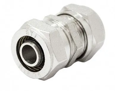 фото Муфта обжимная SU 26х26 VALTEC латунная