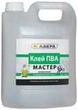 фото Клей ПВА ЛАКРА универсальный Мастер /0,9кг/