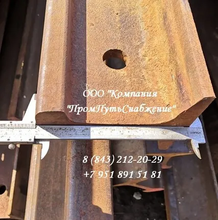 Фото №0 Рельсы Р65 б.у. 1 гр.