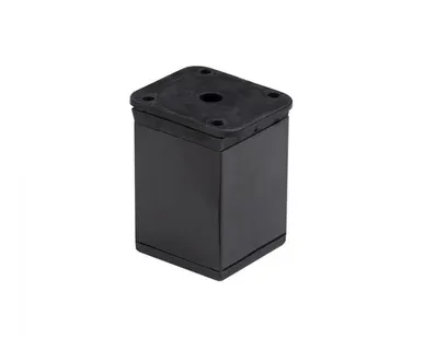 фото Опора меб. алюм. DAКP-27 h60 с регул. черный AKS